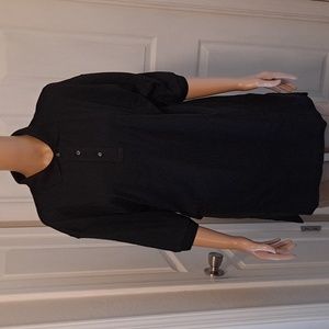 NWT Men's Short Sleeve Black Active Sports Polo Shirt by Sunrise